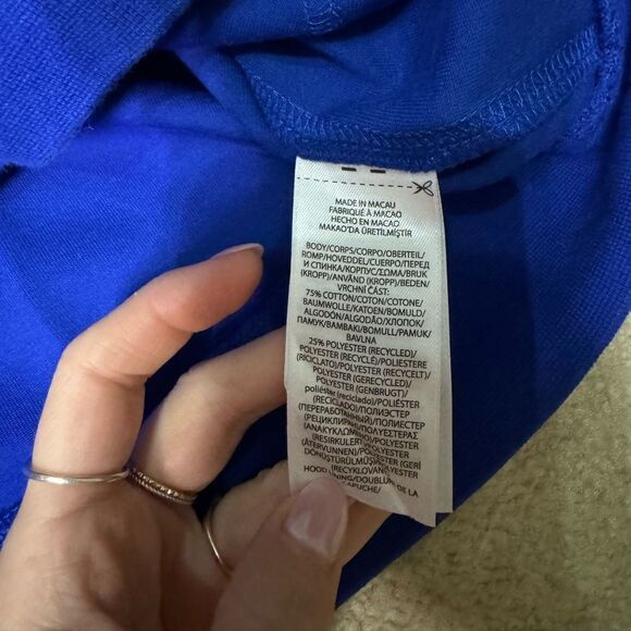 Boys Polo Hoodie Sz M (10/12) - Picture 2 of 4